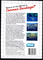 Where in the World is Carmen Sandiego Back CoverThumbnail